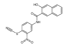 3-Hydroxy-naphthoe-2-saeure-(3-nitro-4-thiocyanato-anilid)_98471-78-4