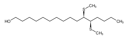 1-Hexadecanol, 11,12-bis(methylthio)-, (R*,R*)-_98475-52-6
