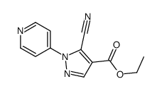 ethyl 5-cyano-1-pyridin-4-ylpyrazole-4-carboxylate_98476-15-4