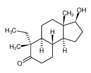 (3S,3aS,5aS,6R,9aS,9bS)-6-Ethyl-3-hydroxy-3a,6-dimethyl-dodecahydro-cyclopenta[a]naphthalen-7-one_98483-37-5