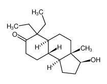 (3S,3aS,5aS,9aS,9bS)-6,6-Diethyl-3-hydroxy-3a-methyl-dodecahydro-cyclopenta[a]naphthalen-7-one_98483-40-0