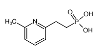 [2-(6-methyl-[2]pyridyl)-ethyl]-phosphonic acid_98489-29-3