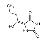 5-(1-methyl-butylidene)-imidazolidine-2,4-dione_98489-67-9