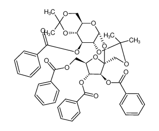 (2S,3S,4R,4a'R,5R,5a'S,11a'S,12'S,12a'R)-5-((benzoyloxy)methyl)-2',2',10',10'-tetramethyloctahydro-3H,8'H-spiro[furan-2,7'-[1,3]dioxino[4',5':5,6]pyrano[3,2-d][1,3,6]trioxocine]-3,4,12'-triyl tribenzoate_98495-81-9
