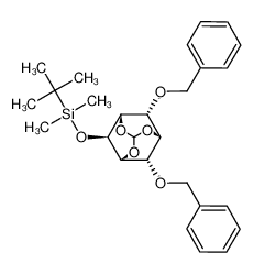 (1R,3S,5S,6R,7S,8S,9S)-6,8-bis(benzyloxy)-9-((tert-butyl)dimethylsilyloxy)-2,4,10-tri-oxatricyclo(3.3.1.13,7)decane_98510-24-8