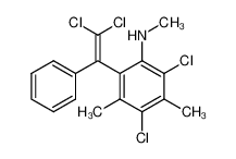 1-phenyl-1-(3',5'-dichloro-4',6'-dimethyl-2'-(methylamino)phenyl)-2,2-dichloroethene_98526-25-1