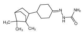 1-Isobornyl-cyclohexanon-(4)-semicarbazon_98527-42-5