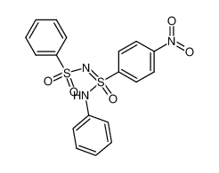(+-)-N-Benzolsulfonyl-4-nitro-benzol-sulfonimidsaeure-(1)-anilid_98527-82-3