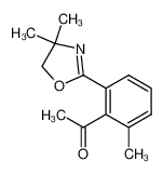 2-(2-acetyl-3-methylphenyl)-4,4-dimethyl-2-oxazoline_98531-75-0