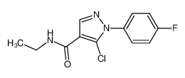5-Chloro-1-(4-fluorophenyl)-N-ethyl-1H-pyrazole-4-carboxamide_98533-63-2