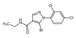 5-Bromo-1-(2,4-dichlorophenyl)-N-ethyl-1H-pyrazole-4-carboxamide_98533-86-9