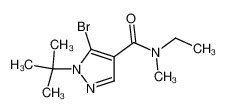 5-Bromo-1-tert-butyl-N-methyl-N-ethyl-1H-pyrazole-4-carboxamide_98534-13-5