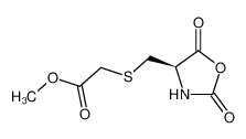 ((R)-2,5-dioxo-oxazolidin-4-ylmethylsulfanyl)-acetic acid methyl ester_98547-71-8