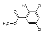 3,5-dichloro-2-mercapto-benzoic acid methyl ester_98557-69-8