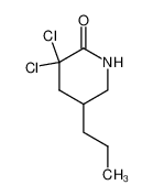 3,3-dichloro-5-propyl-piperidin-2-one_98559-95-6
