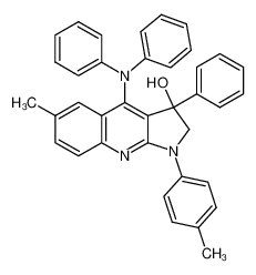 4-Diphenylamino-2,3-dihydro-3-hydroxy-6-methyl-3-phenyl-1-(p-tolyl)-1H-pyrrolo(2,3-b)chinolin_98569-80-3