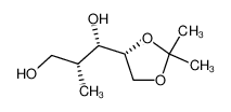 (1S,2R)-1-((R)-2,2-dimethyl-1,3-dioxolan-4-yl)-2-methylpropane-1,3-diol_98575-60-1