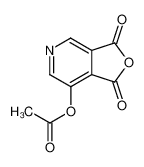 5-acetoxy-pyridine-3,4-dicarboxylic acid anhydride_98591-90-3