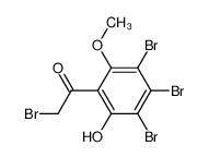 2-bromo-1-(3,4,5-tribromo-2-hydroxy-6-methoxy-phenyl)-ethanone_98592-28-0