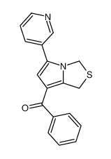 Methanone, phenyl[5-(3-pyridinyl)-1H,3H-pyrrolo[1,2-c]thiazol-7-yl]-_98599-39-4