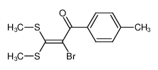 2-Bromo-3,3-bis-methylsulfanyl-1-p-tolyl-propenone_98606-80-5