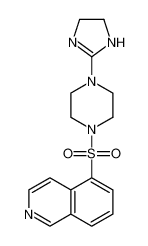 Piperazine, 1-(4,5-dihydro-1H-imidazol-2-yl)-4-(5-isoquinolinylsulfonyl)-_98646-54-9