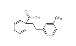 2,5-Cyclohexadiene-1-carboxylic acid, 1-[2-(3-methylphenyl)ethyl]-_98648-63-6
