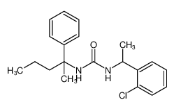 Urea, N-[1-(2-chlorophenyl)ethyl]-N'-(1-methyl-1-phenylbutyl)-_98650-65-8