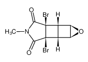 (1α,2α,3β,5β,6α,7α)-1,7-dibromo-9-methyl-4-oxa-9-azatetracyclo(5.3.0.02,6.03,5)decane-6,8-dione_98652-87-0