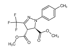 trans-4,5-dimethoxycarbonyl-1-(4-methylphenyl)-3-trifluoromethyl-2-pyrazoline_98664-45-0