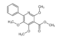 6-Phenyl-2,4,5-trimethoxypyridin-3-carbonsaeure-methylester_98669-75-1
