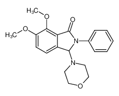 2,3-dihydro-6,7-dimethoxy-3-morpholino-2-phenyl-1H-isoindol-1-one_98670-24-7