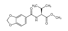 L-Valine, N-(1,3-benzodioxol-5-ylcarbonyl)-, methyl ester_98671-13-7