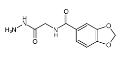 N-piperonyloyl-glycine hydrazide_98671-18-2