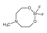 1,3-Dioxa-6-aza-2-silacyclooctane, 2,2-difluoro-6-methyl-_98671-39-7