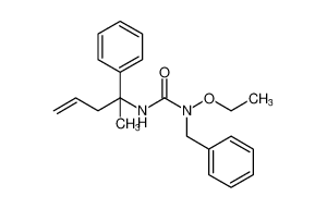 Urea, N-ethoxy-N'-(1-methyl-1-phenyl-3-butenyl)-N-(phenylmethyl)-_98672-66-3