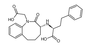 (S)-2-(((R)-1-(carboxymethyl)-2-oxo-1,2,3,4,5,6-hexahydrobenzo[b]azocin-3-yl)amino)-4-phenylbutanoic acid_98674-54-5