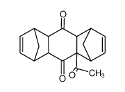 4a-Acetyl-1,4,4a,5,8,8a,9a,10a-octahydro-1,4;5,8-dimethano-anthraquinone_98682-46-3