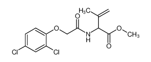 methyl 2-(2-(2,4-dichlorophenoxy)acetamido)-3-methylbut-3-enoate_98686-26-1