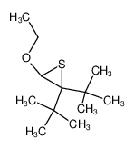 2,2-Di-tert-butyl-3-ethoxy-thiirane_98687-81-1