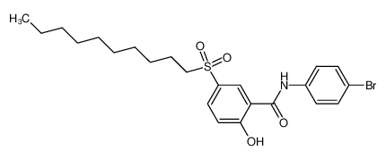N-(4-Bromo-phenyl)-5-(decane-1-sulfonyl)-2-hydroxy-benzamide_98688-49-4