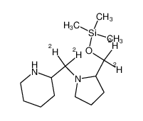 2-((2-(((trimethylsilyl)oxy)methyl-d2)pyrrolidin-1-yl)methyl-d2)piperidine_98695-11-5