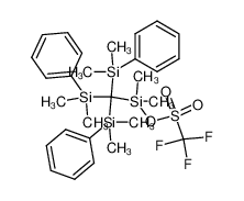 (trifluoromethanesulphonato)(dimethyl)(tris(phenyldimethylsilyl)methyl)silane_98702-33-1