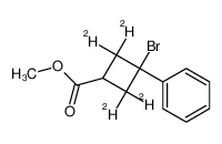 methyl 3-bromo-3-phenylcyclobutane-2,2,4,4-d4-1-carboxylate_98704-07-5