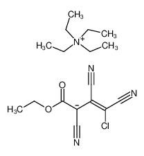 tetraethylammonium (E)-4-chloro-2,3,4-tricyano-1-ethoxy-1-oxobut-3-en-2-ide_98706-97-9