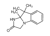 9,9,9a-Trimethyl-1,2,3,9a-tetrahydro-9H-imidazo(1,2-a)indol-2-one_98708-18-0
