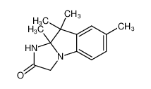7,9,9,9a-Tetramethyl-1,2,3,9a-tetrahydro-9H-imidazo(1,2-a)indol-2-one_98708-19-1