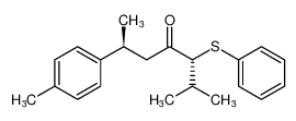 4-Heptanone, 2-methyl-6-(4-methylphenyl)-3-(phenylthio)-, (R*,S*)-_98711-91-2