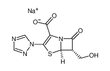 sodium (5R,6S)-6-(hydroxymethyl)-7-oxo-3-(1H-1,2,4-triazol-1-yl)-4-thia-1-azabicyclo[3.2.0]hept-2-ene-2-carboxylate_98731-19-2