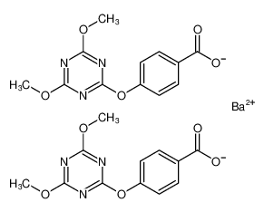 barium 4-((4,6-dimethoxy-1,3,5-triazin-2-yl)oxy)benzoate_98749-35-0